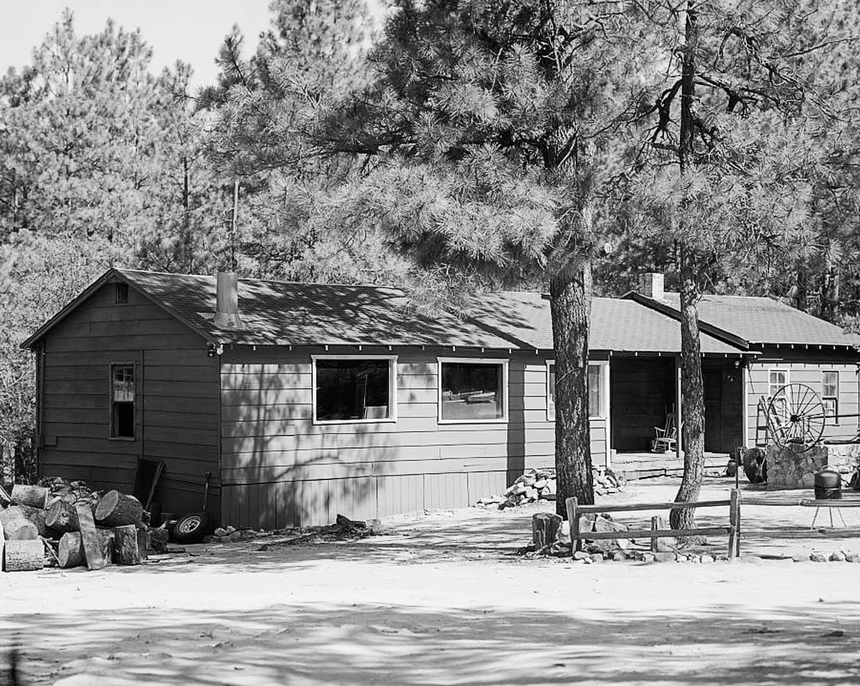 Historic Photo : Horsethief Basin Resort, General Store, 7 miles Southeast of Crown King, Crown King, Yavapai County, AZ 1 Photograph