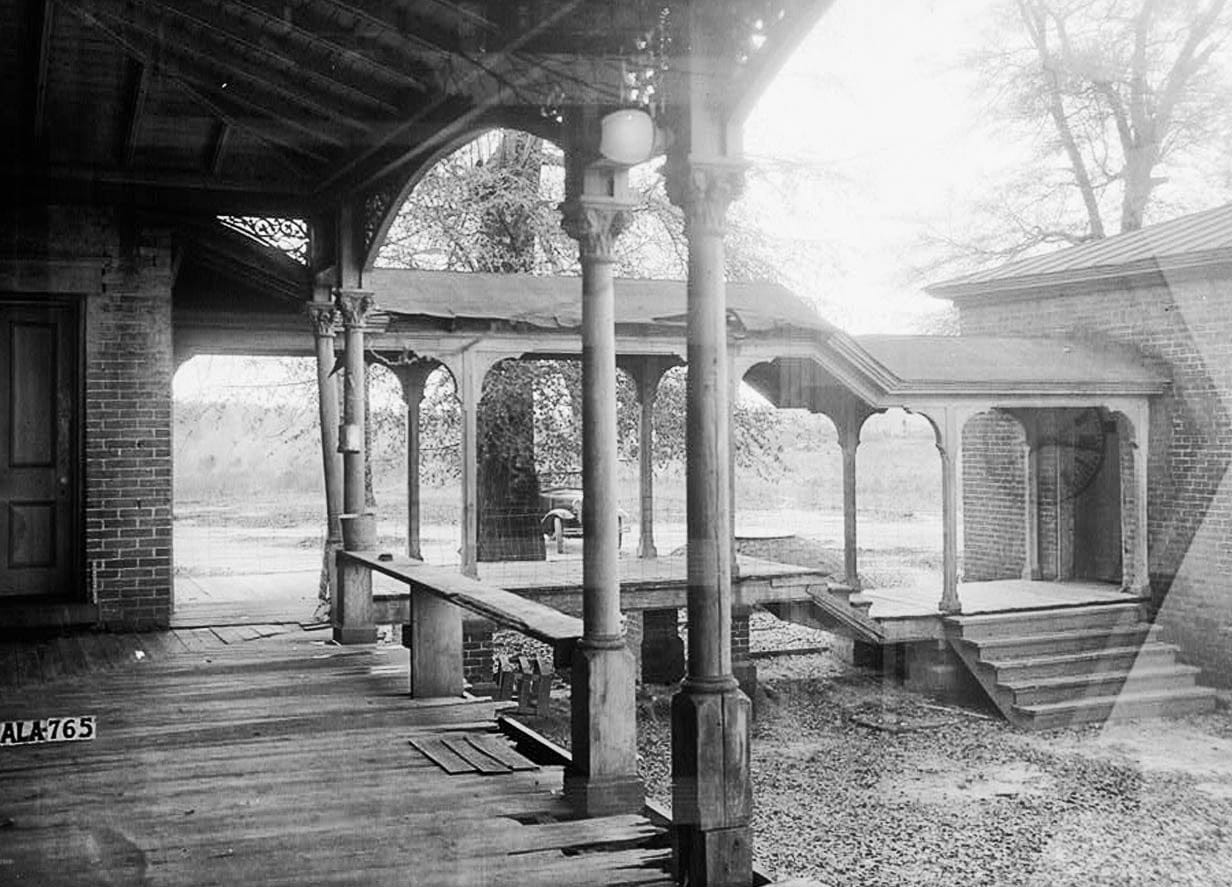 Historic Photo : Kenworthy Hall, State Highway 14 (Greensboro Road), Marion, Perry County, AL 18 Photograph