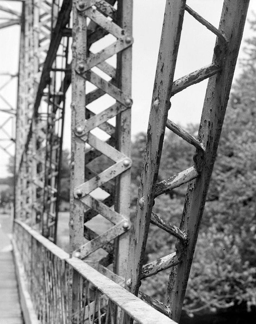 Historic Photo : Tariffville Road Bridge, Spanning Farmington River on Tariffville Road (Connecticut Route 315), Simsbury, Hartford County, CT 2 Photograph