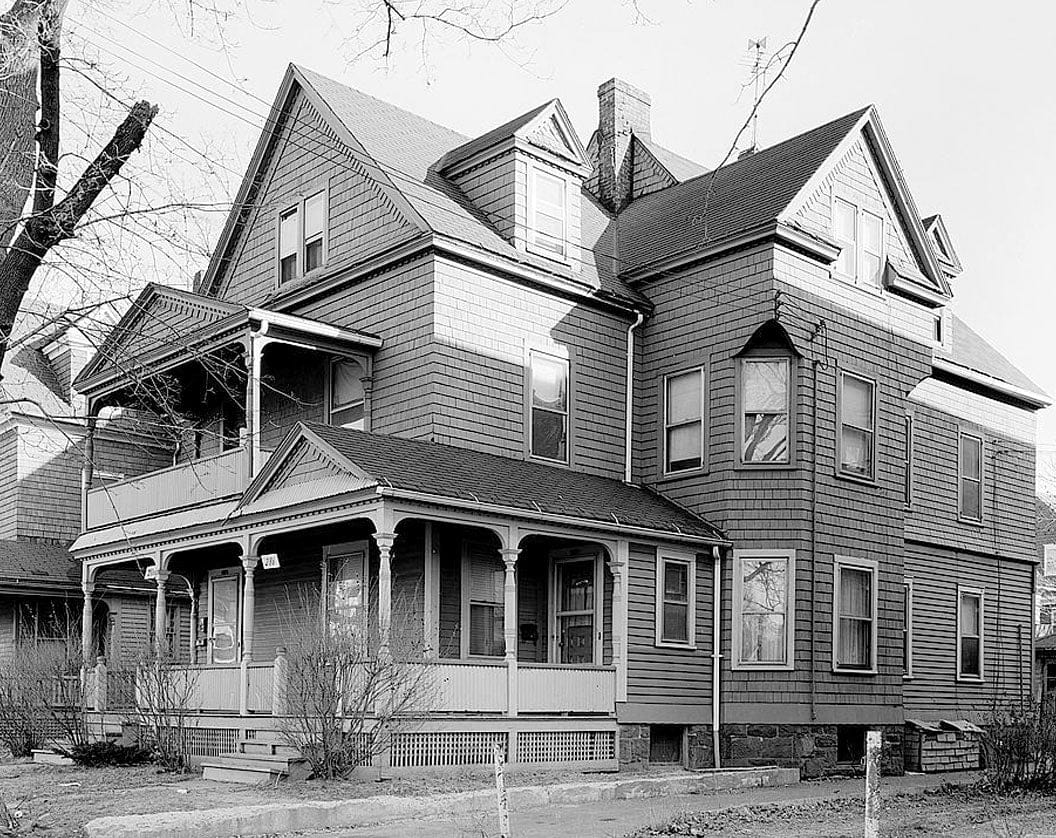 Historic Photo : 286-288 Sigourney Street Residence, (Moved to 195 Sargeant Street), Hartford, Hartford County, CT 1 Photograph