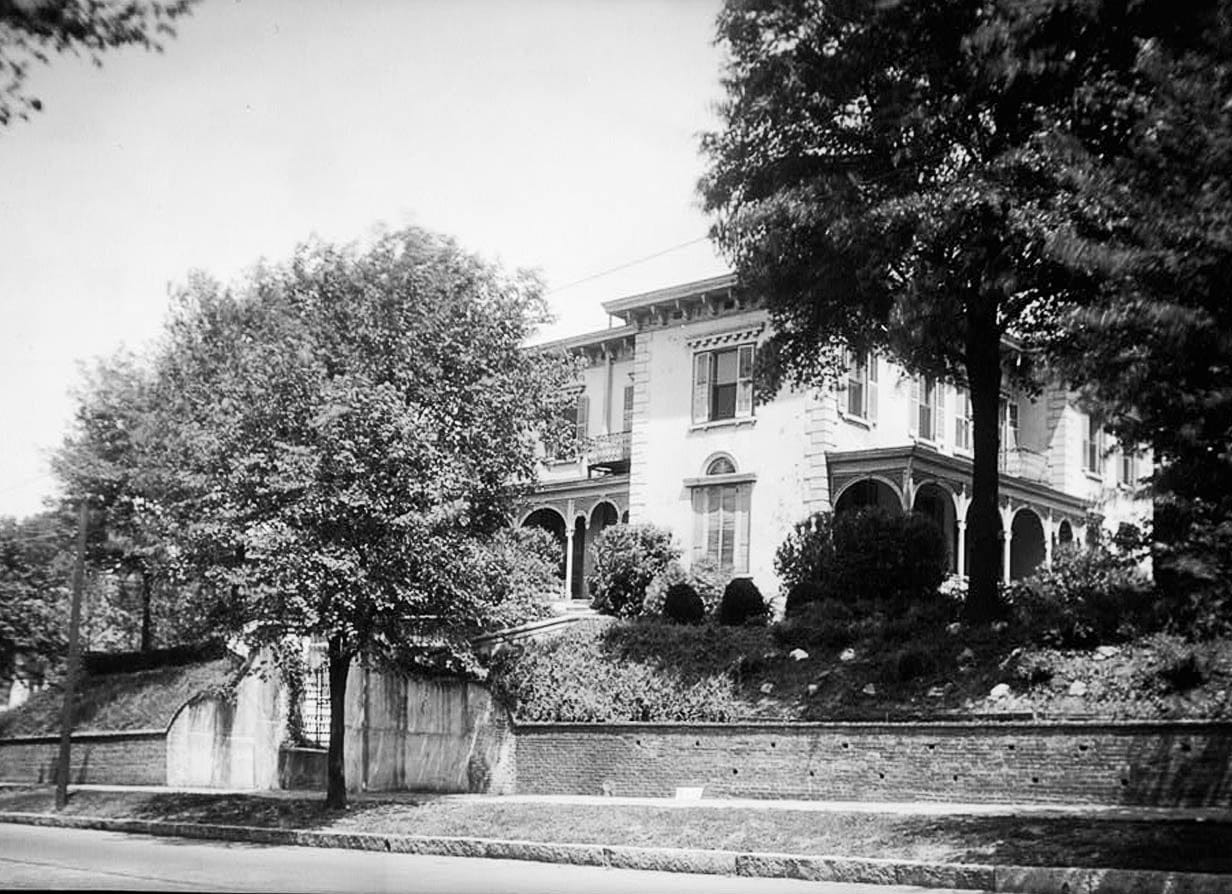 Historic Photo : Seibels-Ball-Lanier House, 407 Adams Avenue, Montgomery, Montgomery County, AL 1 Photograph
