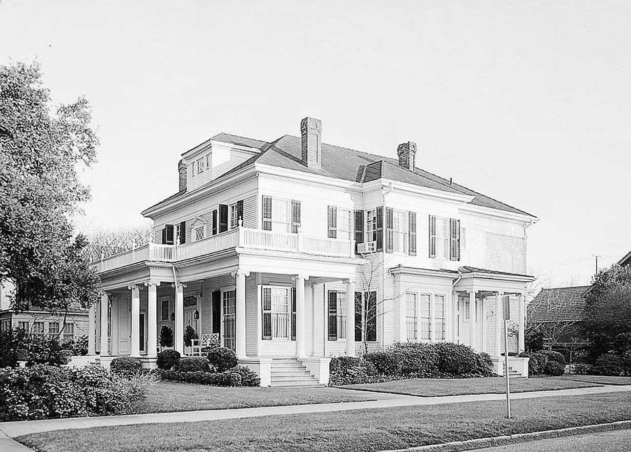Historic Photo : Schley-Rutherford House, 1263 Selma Street, Mobile, Mobile County, AL 1 Photograph
