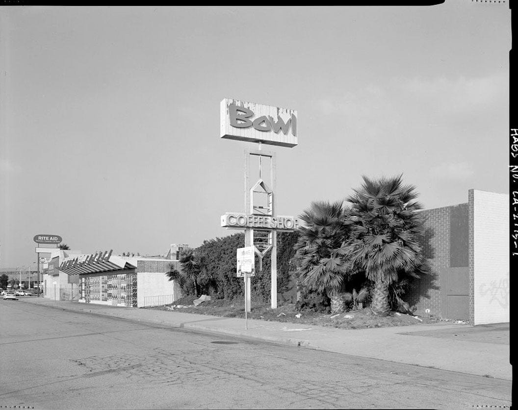 Historic Photo : Holiday Bowl, 3730 Crenshaw Boulevard, Los Angeles, Los Angeles County, CA 3 Photograph