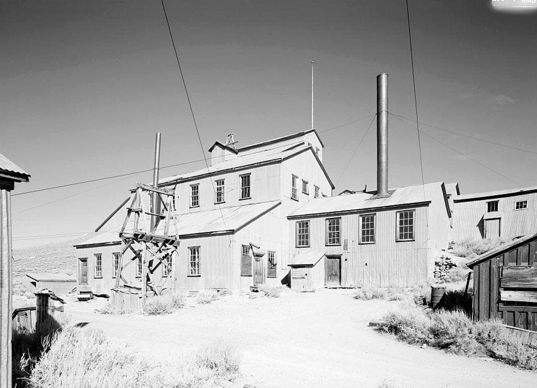 Historic Photo : Standard Gold Mill, East of Bodie Creek, Northeast of Bodie, Bodie, Mono County, CA 9 Photograph