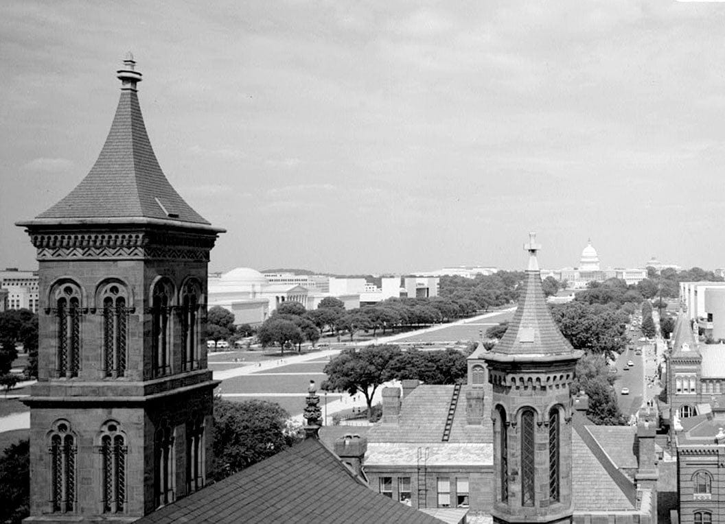 Historic Photo : Smithsonian Institution Building, 1000 Jefferson Drive, between Ninth & Twelfth Streets, Southwest, Washington, District of Columbia, DC 13 Photograph