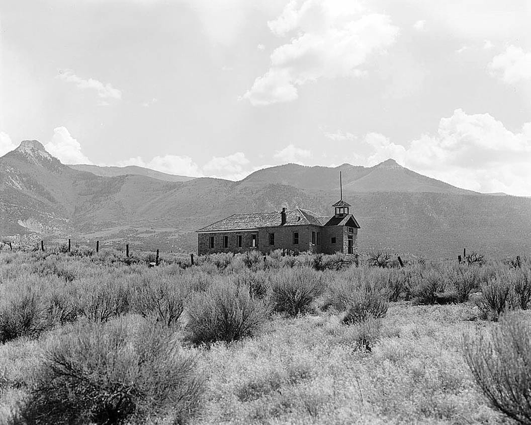 Historic Photo : Battlement Mesa School, Battlement Mesa, Garfield County, CO 1 Photograph