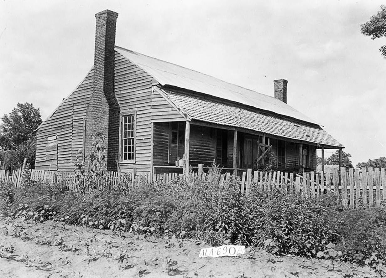 Historic Photo : T. Augustus (Gus) Womack House, County Road 54, Greenville, Butler County, AL 1 Photograph