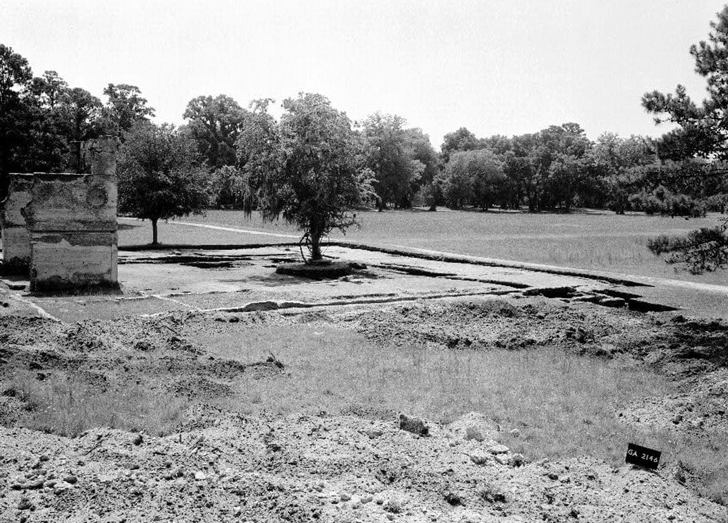 Historic Photo : Fort Frederica, Barracks (Ruins), Saint Simons Island, Glynn County, GA 4 Photograph