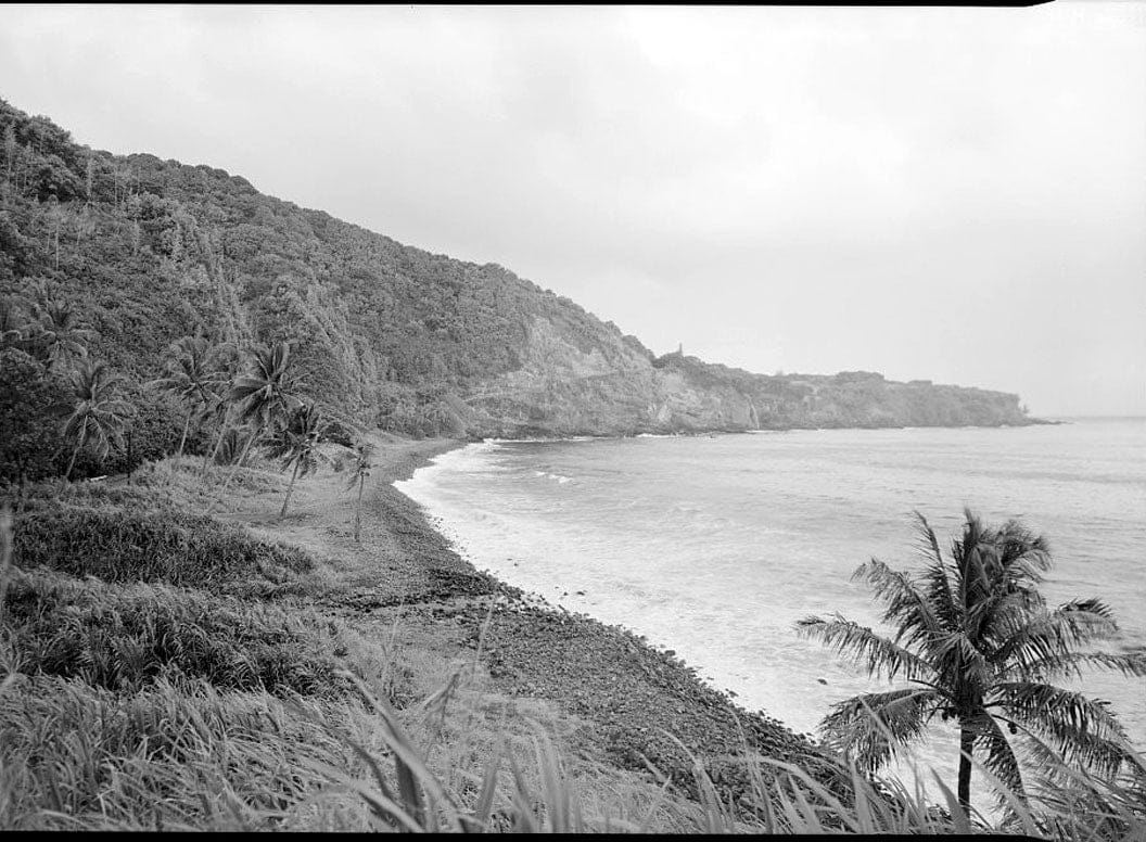 Historic Photo : Hana Belt Road, Between Haiku and Kaipahulu, Hana, Maui County, HI 46 Photograph