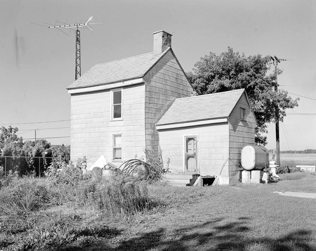 Historic Photo : Captain Kenny Wright-Mary S. Reed House, Little Creek Hundred, South side of east end of Lombard Street, Leipsic, Kent County, DE 2 Photograph