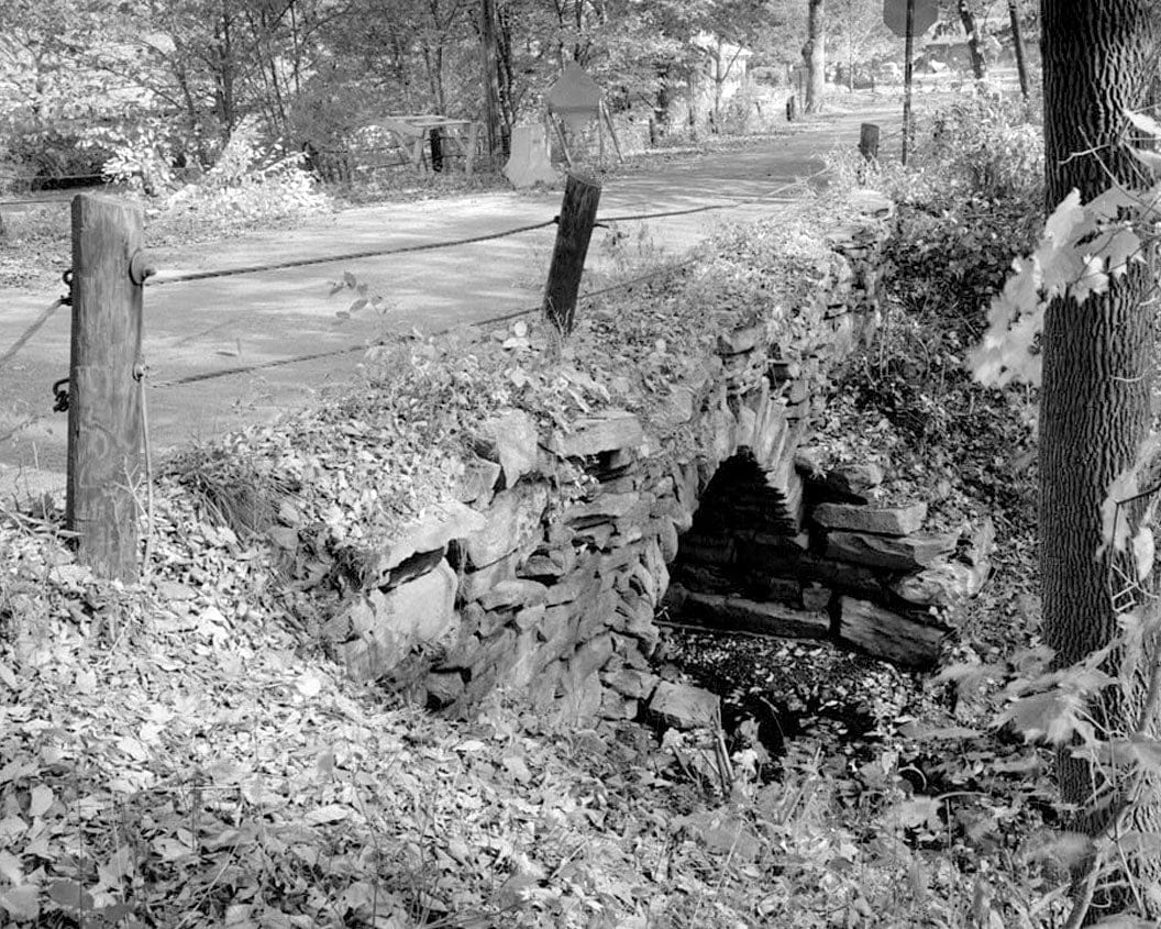 Historic Photo : Depot Road Bridge, On Depot Road spanning Mill Brook, 600 feet west of Central Vermont Railroad Tracks, Coventry, Tolland County, CT 4 Photograph