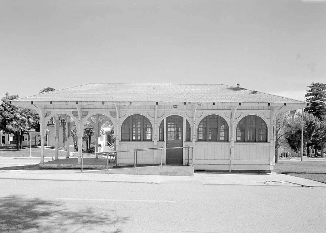 National Home for Disabled Volunteer Soldiers, Pacific Branch, Trolley Stop, 11301 Wilshire Boulevard, West Los Angeles, Los Angeles County, CA 1
