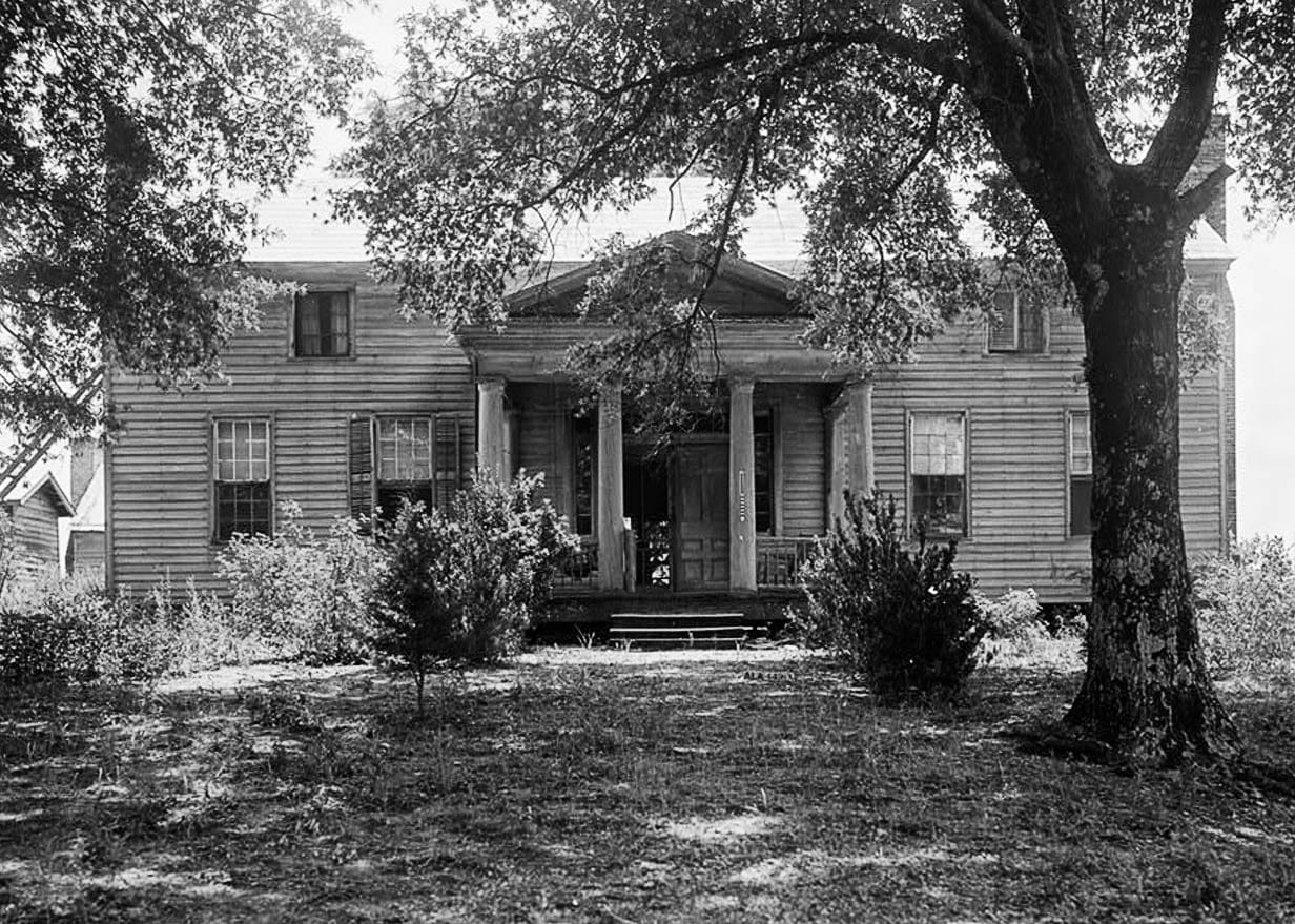 Historic Photo : Jenkins-Carlton-Autry House, County Road 52, Alpine, Talladega County, AL 1 Photograph
