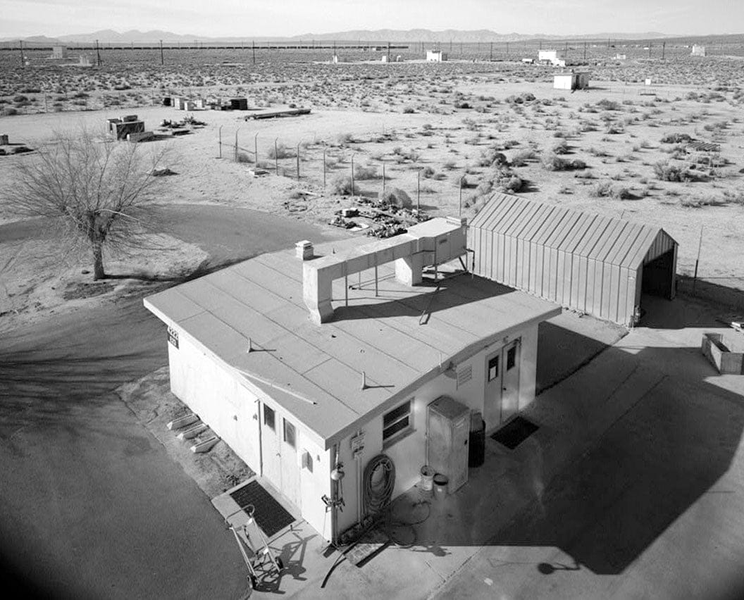 Historic Photo : Jet Propulsion Laboratory Edwards Facility, Test Stand D, Workshop, Edwards Air Force Base, Boron, Kern County, CA 2 Photograph