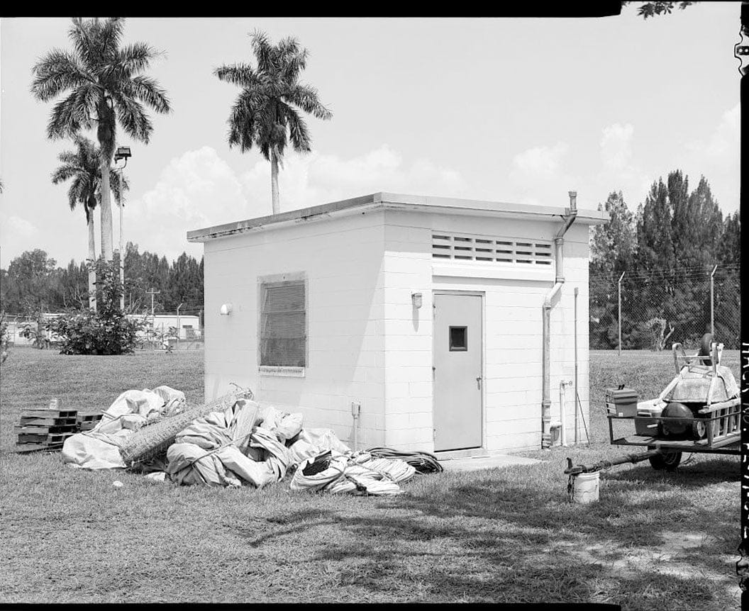 Historic Photo : Ortona Lock, Lock No. 2, Water Treatment Plant, Caloosahatchee River, Cross-State Canal, Okeechobee Intracoastal Waterway, Ortona, Glades County, FL 2 Photograph
