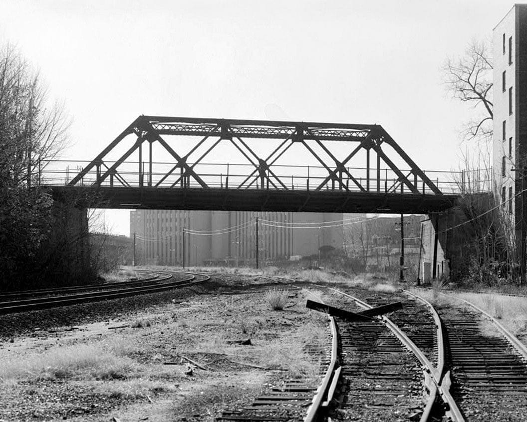 Historic Photo : Walnut Street Railroad Bridge, Walnut Street over AMTRAK, Hartford, Hartford County, CT 3 Photograph