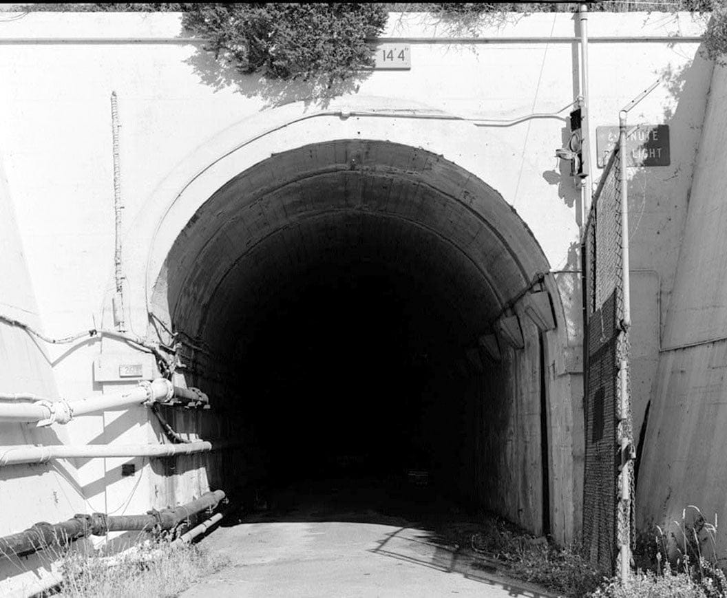 Historic Photo : Forts Baker-Barry Tunnel, Under Lime Point Ridge on Bunker Road, Sausalito, Marin County, CA 6 Photograph