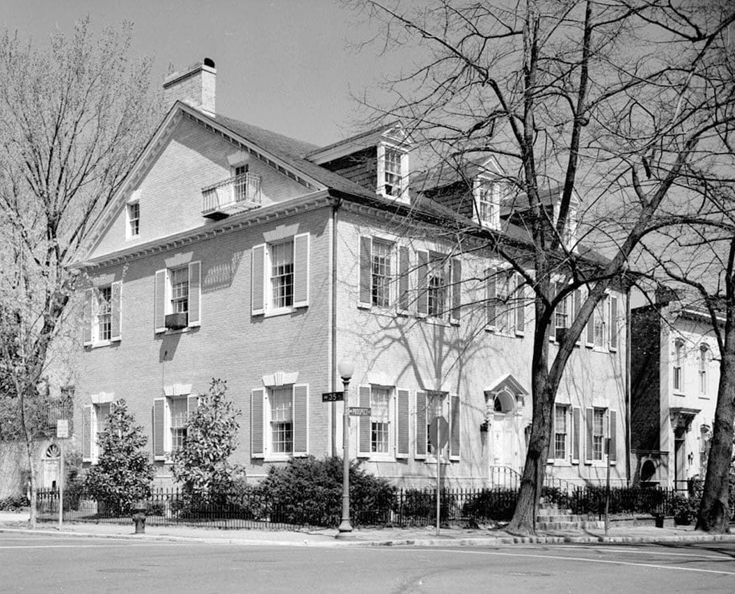 Historic Photo : John Thomson Mason House, 3425 Prospect Street, Northwest, Washington, District of Columbia, DC 5 Photograph