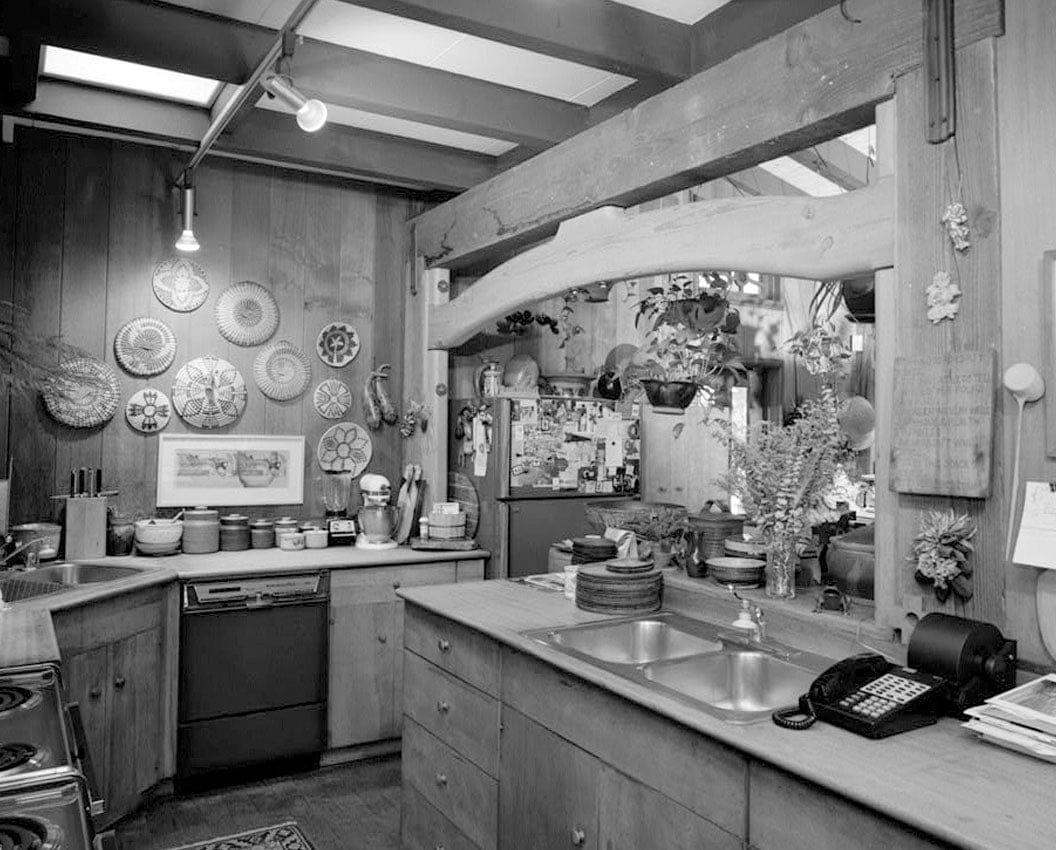 Historic Photo : Sam & Alfreda Maloof Compound, Main Residence & Workshop, 9553 Highland Avenue, Rancho Cucamonga, San Bernardino County, CA 9 Photograph