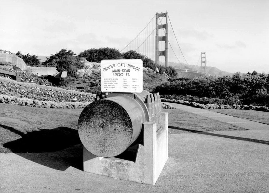 Historic Photo : Golden Gate Bridge, Spanning mouth of San Francisco Bay, San Francisco, San Francisco County, CA 2 Photograph