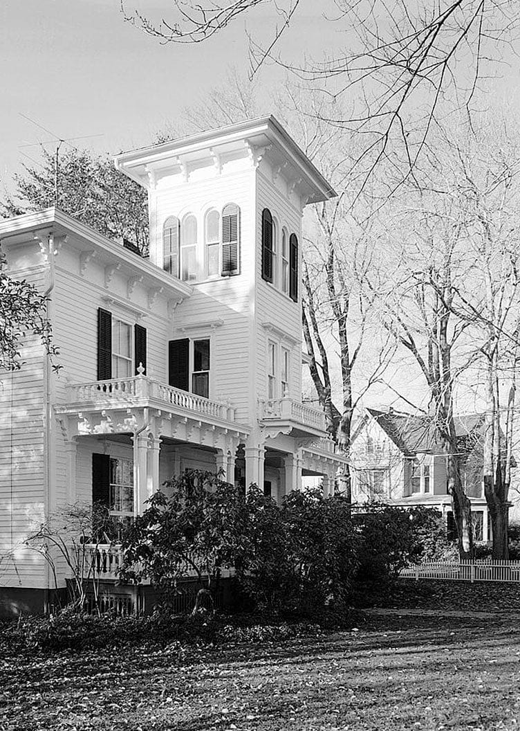 Historic Photo : Waugh House, 249 Old South Road, Southport, Fairfield County, CT 1 Photograph