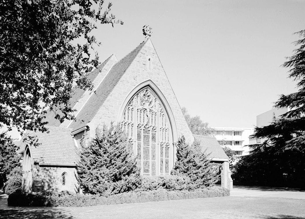 Historic Photo : St. Matthew's Episcopal Church, El Camino Real & Baldwin Street, San Mateo, San Mateo County, CA 2 Photograph