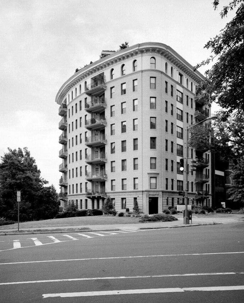 Historic Photo : The Carthage Apartment Building, 2301 Connecticut Avenue, Washington, District of Columbia, DC 1 Photograph