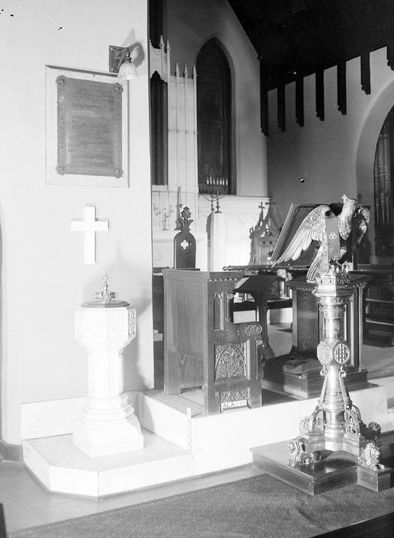 Historic Photo : Christ Episcopal Church, 605 Twenty-fifth Avenue, Tuscaloosa, Tuscaloosa County, AL 2 Photograph