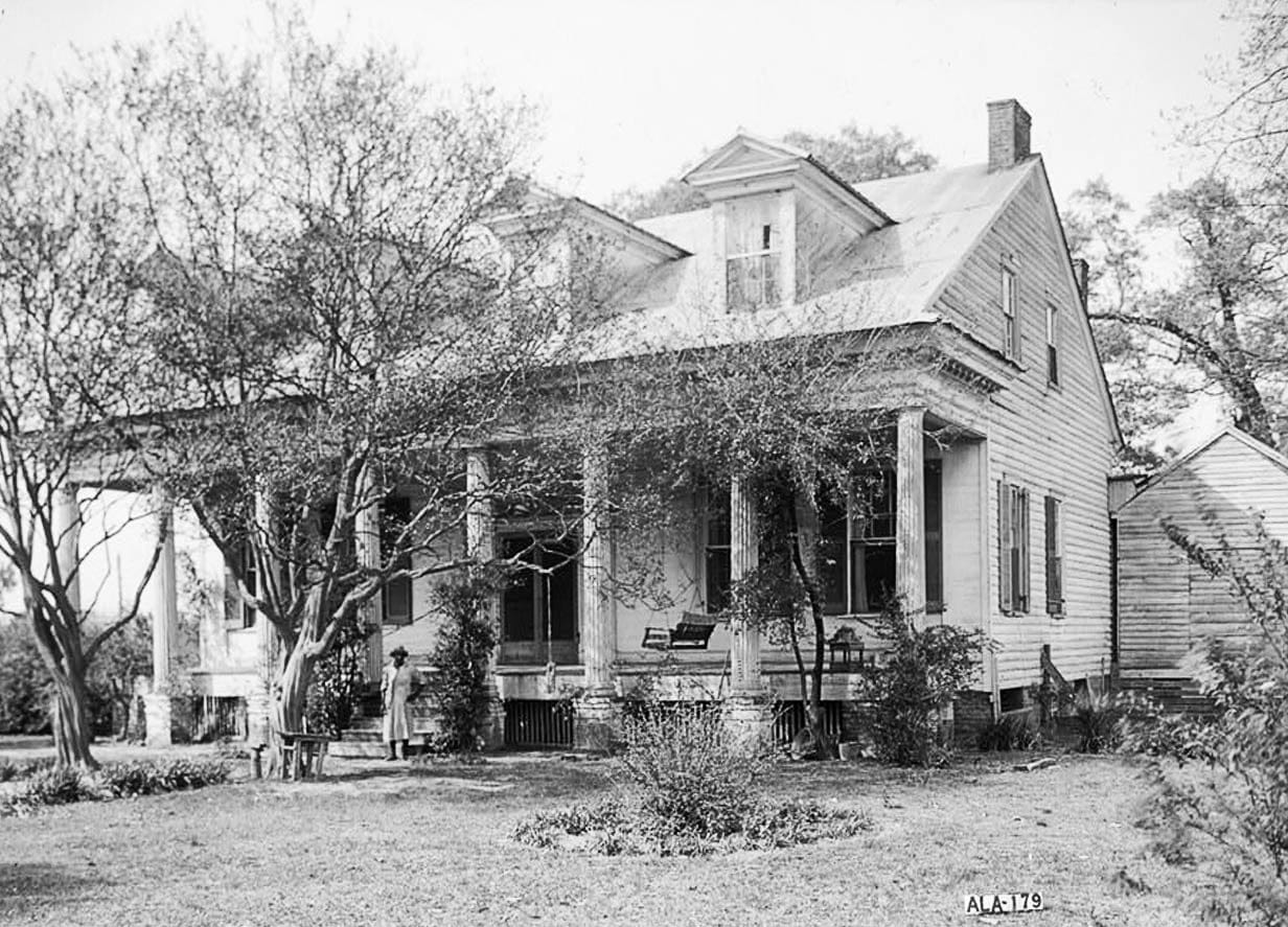 Historic Photo : Miller-Smith House, State Route 28, Camden, Wilcox County, AL 1 Photograph