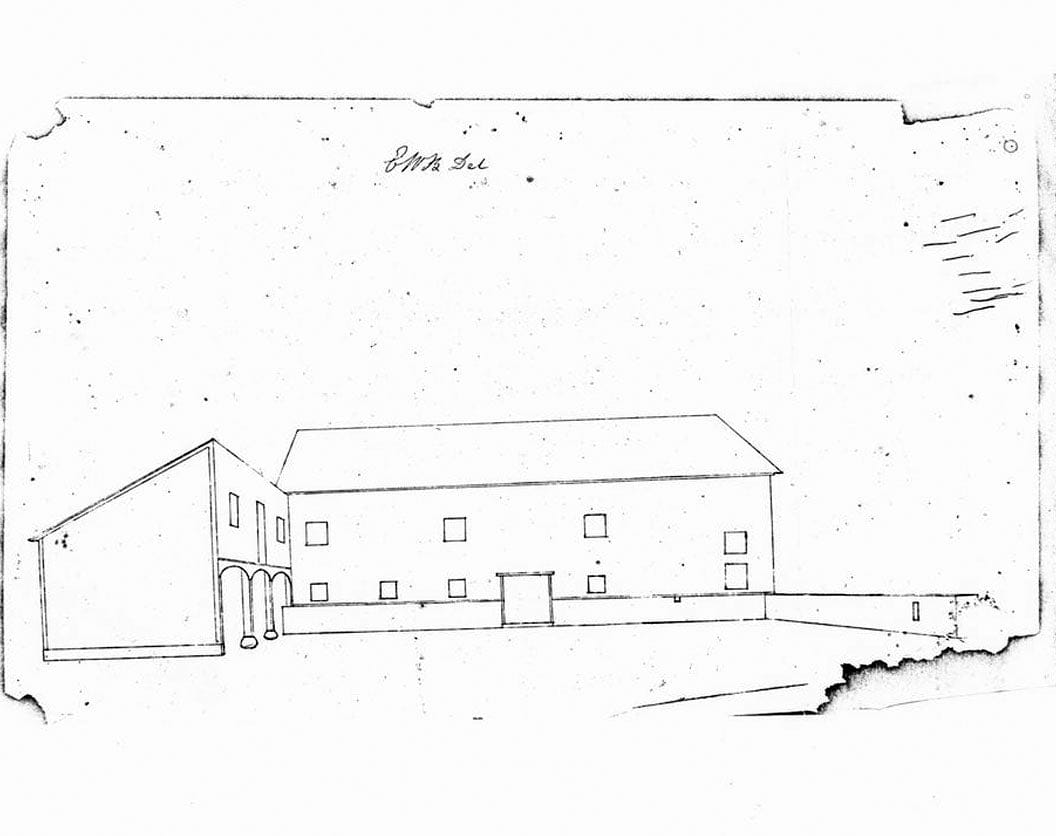 Historic Photo : Eli Whitney Armory, Barn, Whitney Avenue, Hamden, New Haven County, CT 1 Photograph