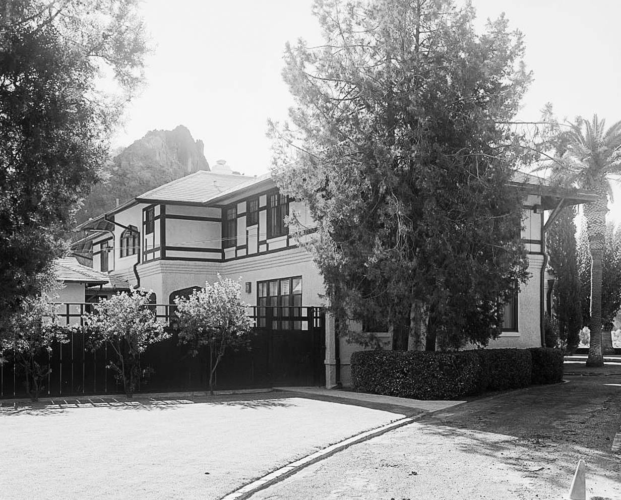 Historic Photo : Arizona Copper Company, Manager's House, Park Avenue, Clifton, Greenlee County, AZ 1 Photograph