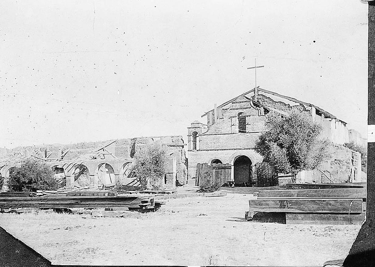 Historic Photo : Mission San Antonio de Padua, Hunter Liggett Military Reservation, Jolon, Monterey County, CA 5 Photograph