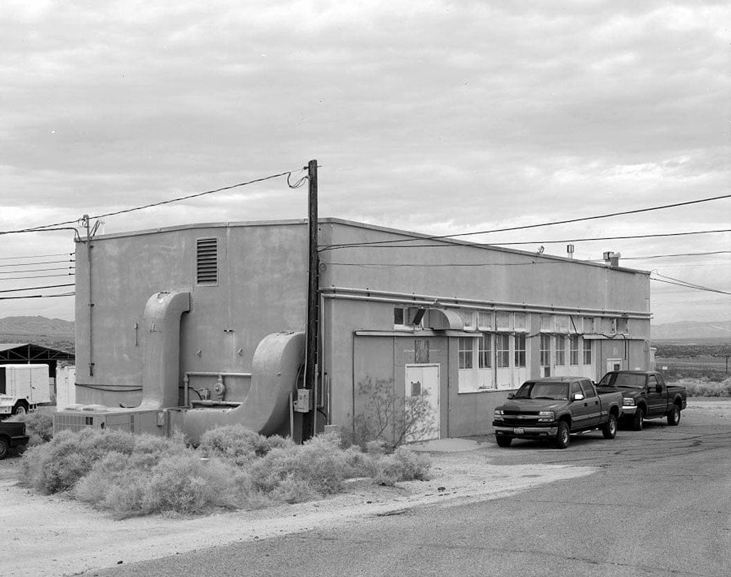Historic Photo : Naval Ordnance Test Station Inyokern, China Lake Pilot Plant, Maintenance Shop, C Street, China Lake, Kern County, CA 2 Photograph