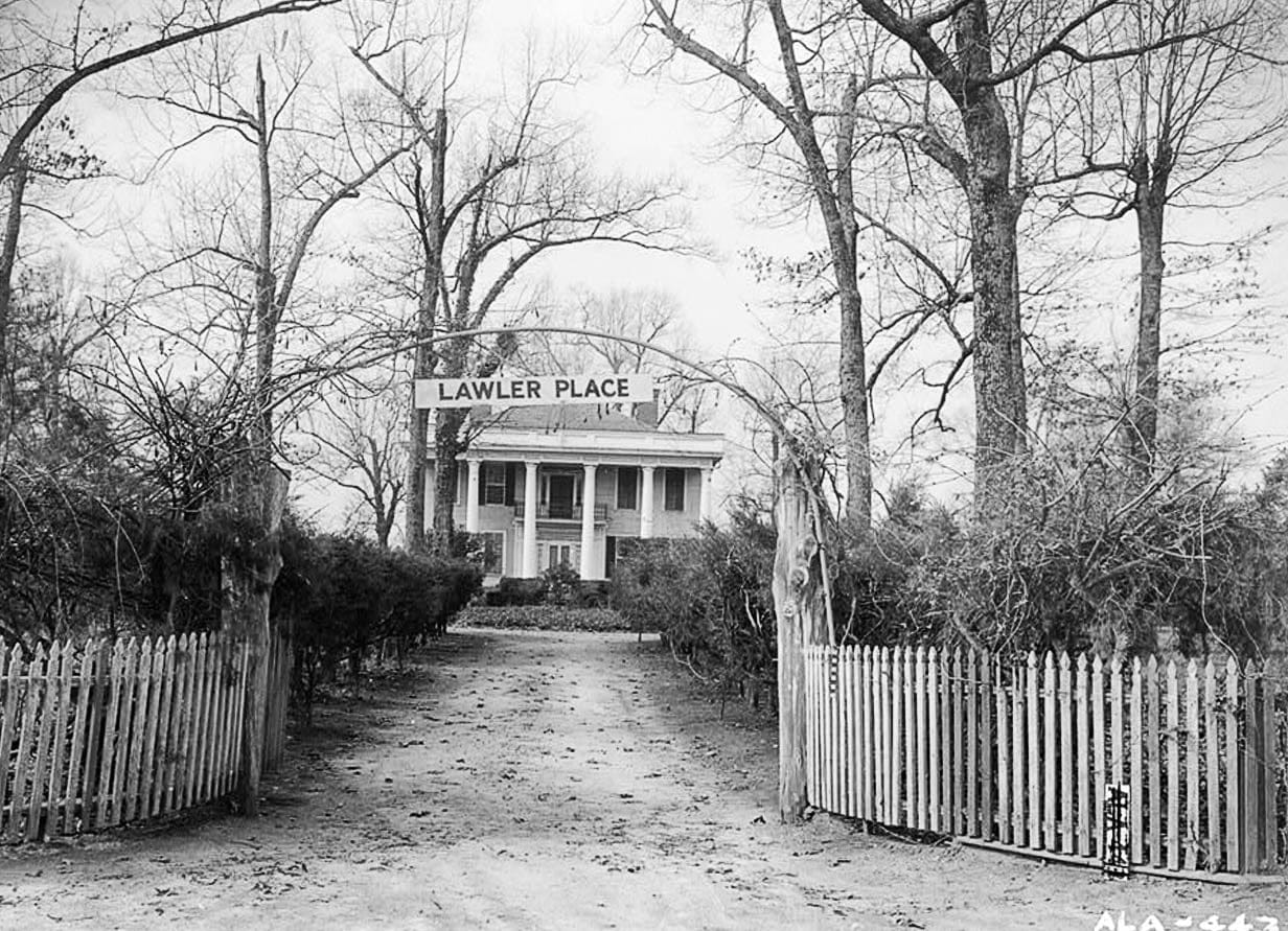 Historic Photo : Lawler House, County Road 11, Talladega, Talladega County, AL 5 Photograph