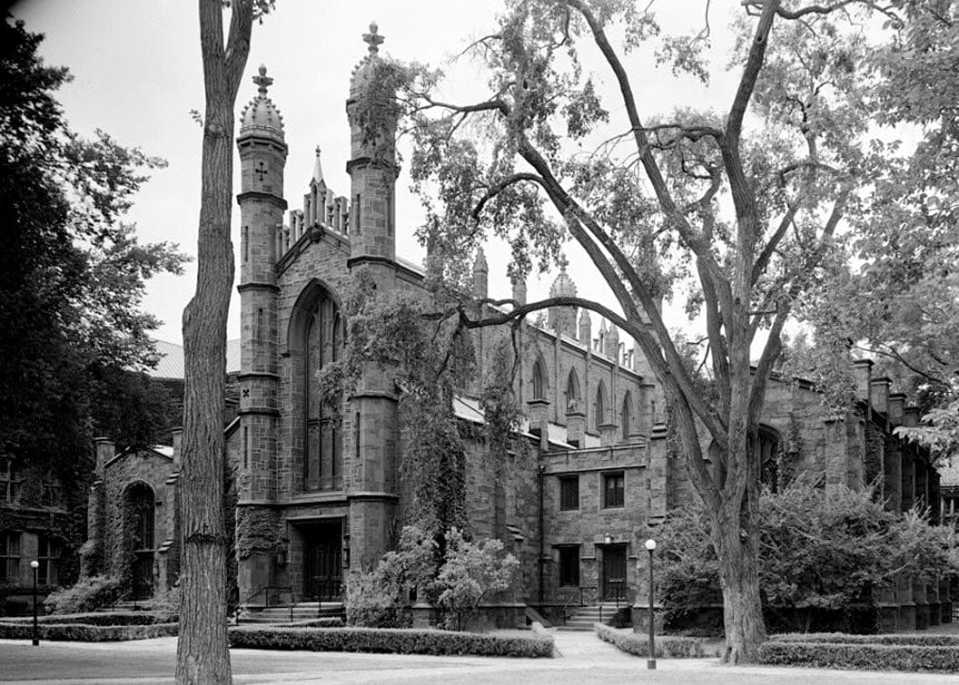 Historic Photo : Yale University, Dwight Hall, 69 High Street, New Haven, New Haven County, CT 1 Photograph