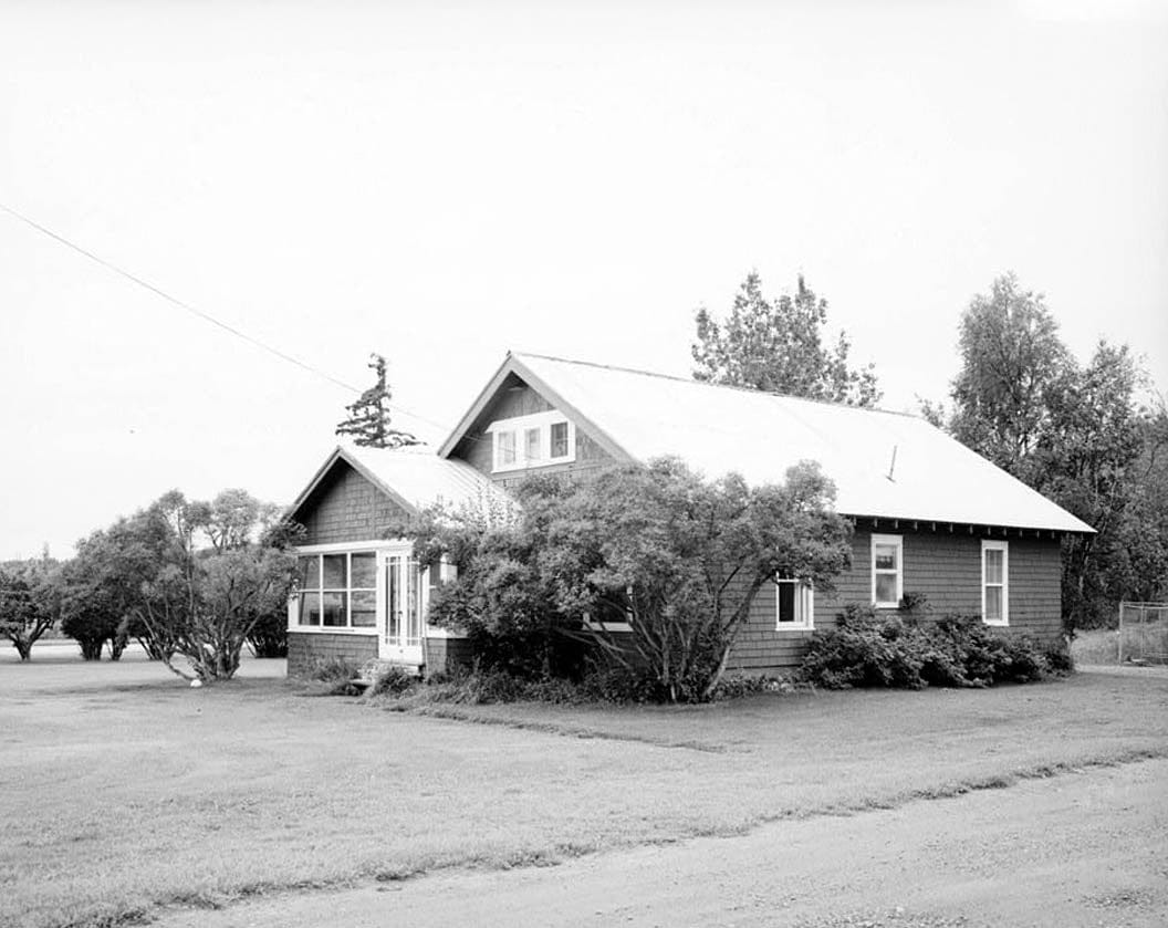 Historic Photo : Agricultural Experiment Station, Kodiak Cottage, Matanuska Trunk Road, Palmer, Matanuska-Susitna Borough, AK 2 Photograph
