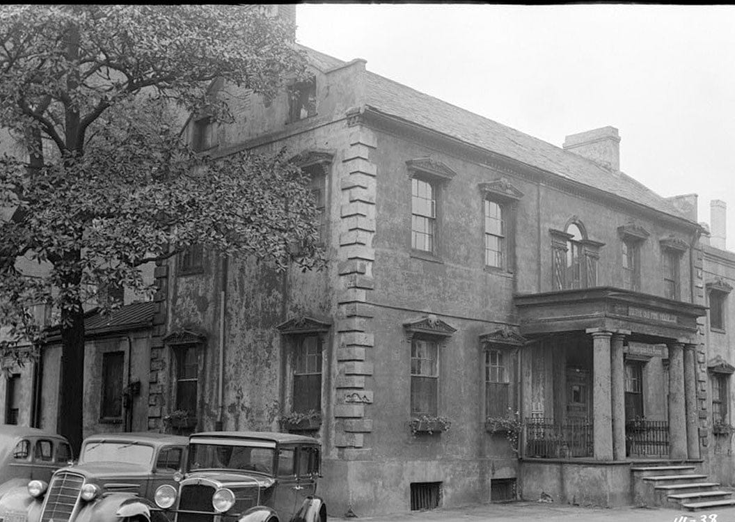 Historic Photo : Habersham House, Reynolds Square Vicinity, Savannah, Chatham County, GA 1 Photograph