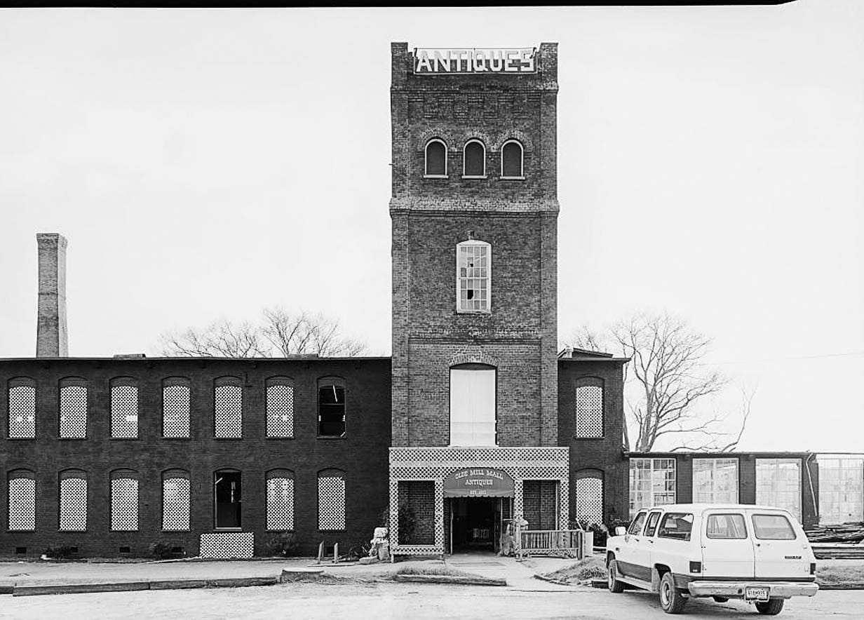 Historic Photo : Blue Spring Cotton Mill, Route 20, Oxford, Calhoun County, AL 5 Photograph