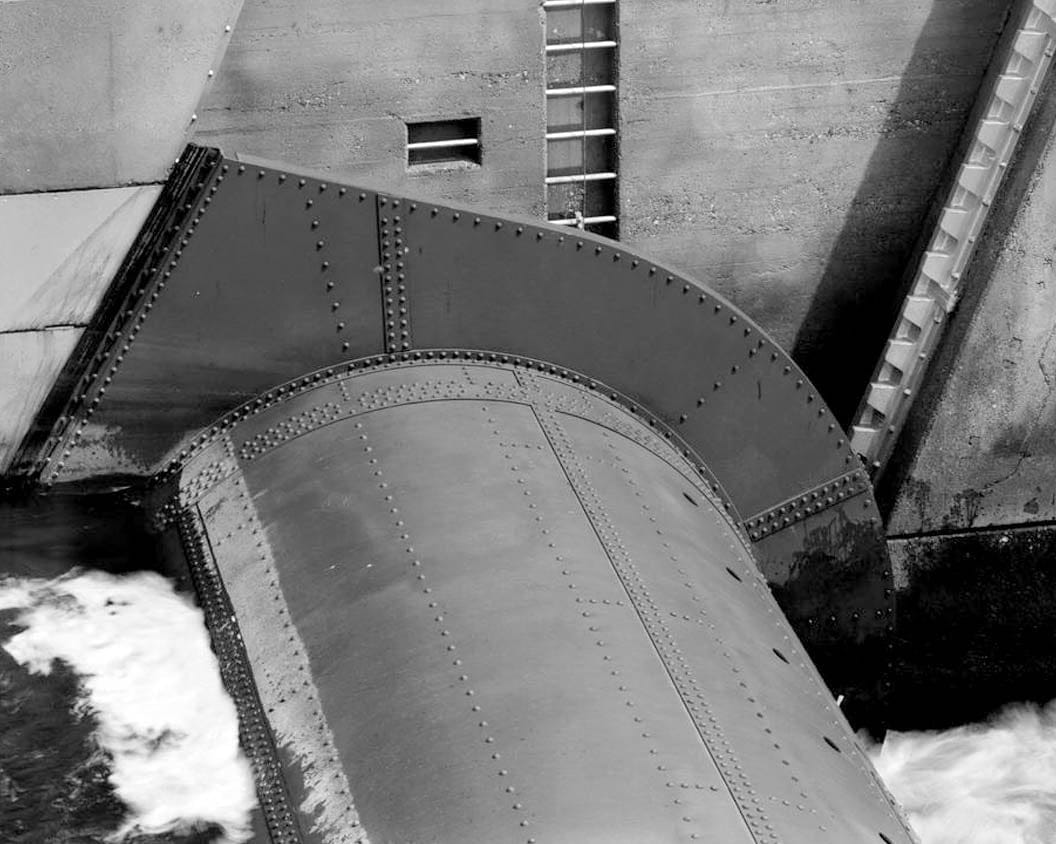 Historic Photo : Upper Mississippi River 9-Foot Channel, Lock & Dam No. 10, Guttenberg, Clayton County, IA 64 Photograph