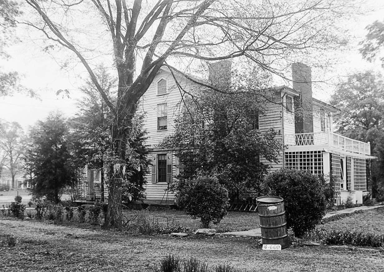 Historic Photo : Bates-Jesse House, 311 Government Street, Wetumpka, Elmore County, AL 1 Photograph