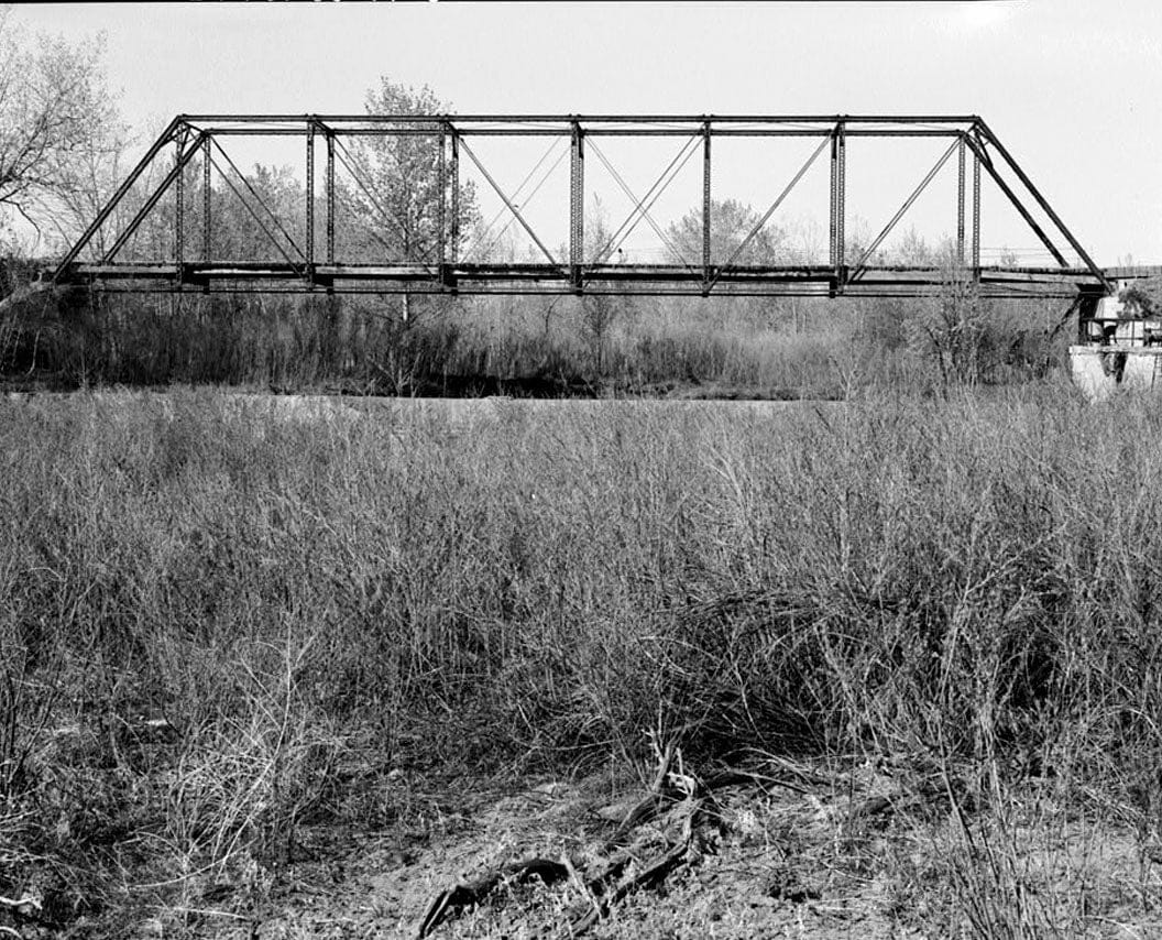 Historic Photo : Elson Bridge, Spanning Purgatoire River at County Road 36, El Moro, Las Animas County, CO 4 Photograph