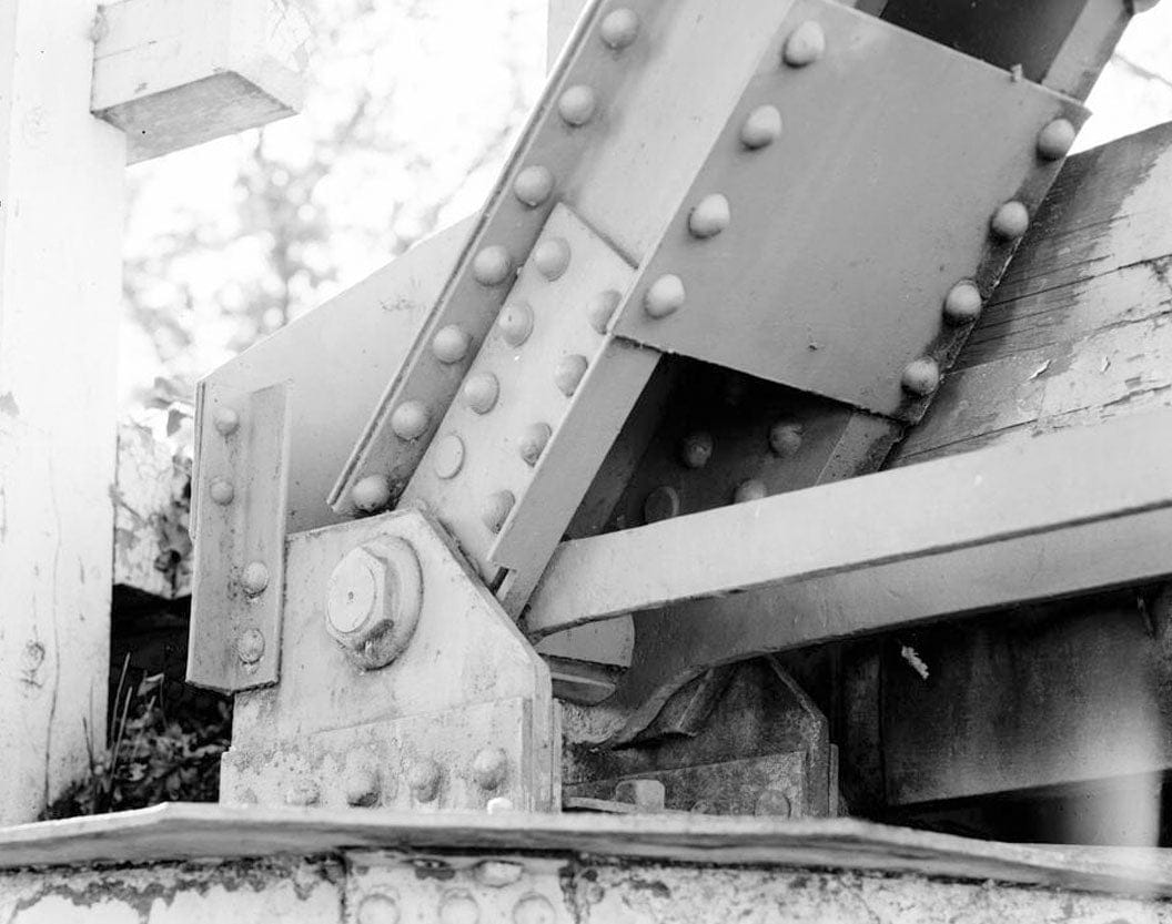 Historic Photo : Cache Creek Bridge, Spanning Cache Creek, Dam Road vicinity, Clearlake, Lake County, CA 1 Photograph