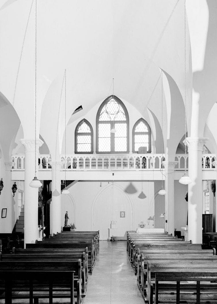 Historic Photo : St. Francis Catholic Church, Moloka'i Island, Kalaupapa, Kalawao County, HI 5 Photograph