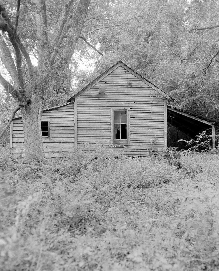 Historic Photo : Rambo-Ivey Tenant House, East of U.S. 27/State Route 1, North of County Road 132, Bluffton, Clay County, GA 2 Photograph