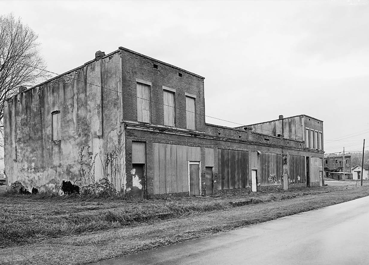 Historic Photo : Bridgeport Downtown, Bridgeport, Jackson County, AL 2 Photograph
