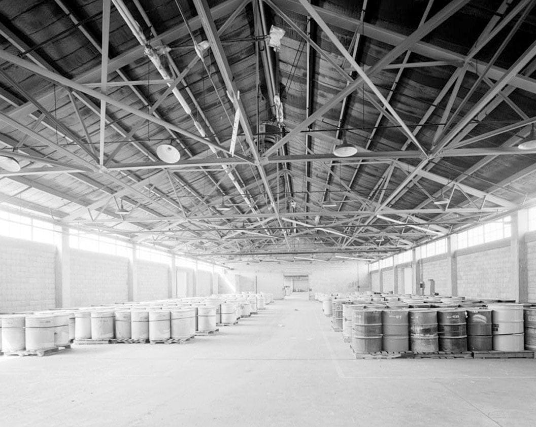 Rocky Mountain Arsenal, Cluster Bomb Assembly-Filling-Storage Building, 3500 feet South of Ninth Avenue; 2870 feet East of D Street, Commerce City, Adams County, CO 1