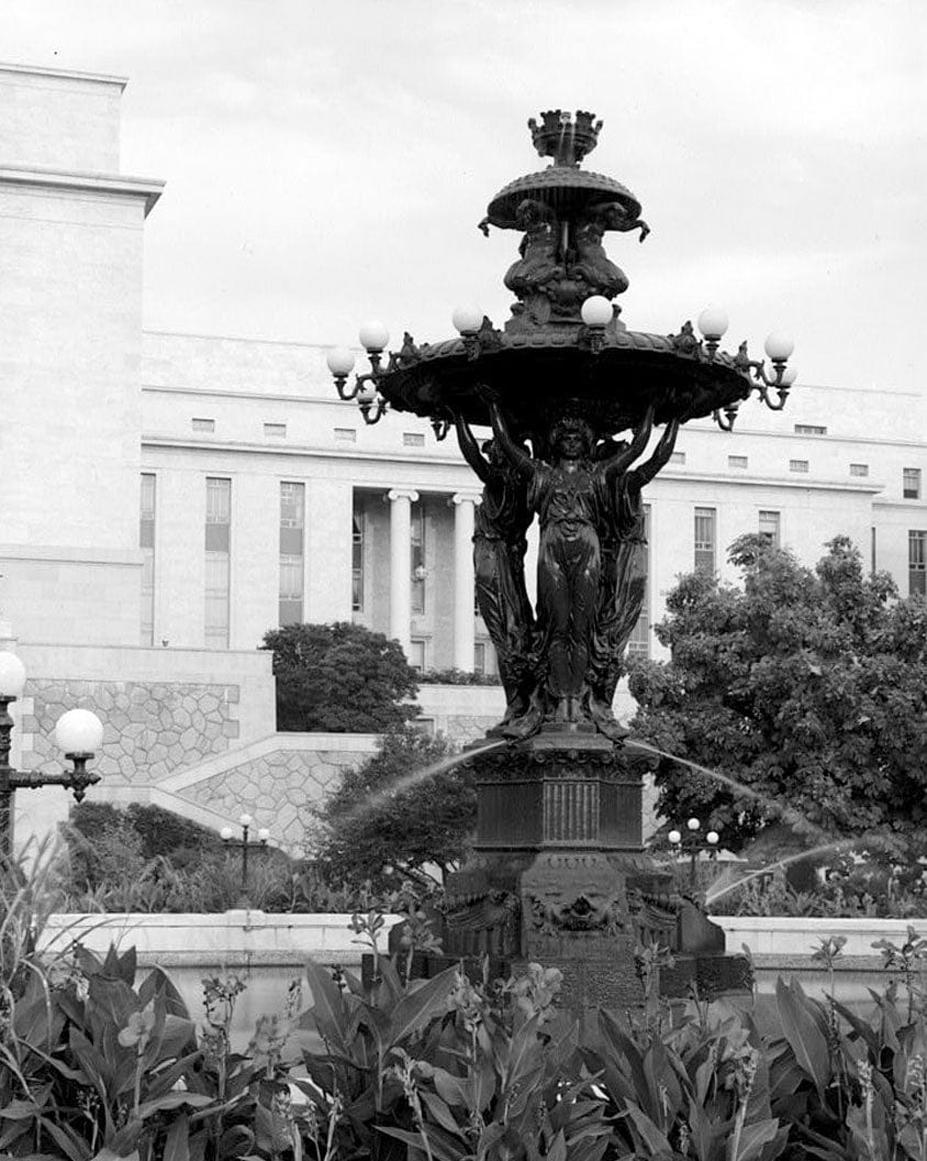 Historic Photo : Bartholdi Fountain, Independence Avenue & C Street Southwest, Washington, District of Columbia, DC 1 Photograph
