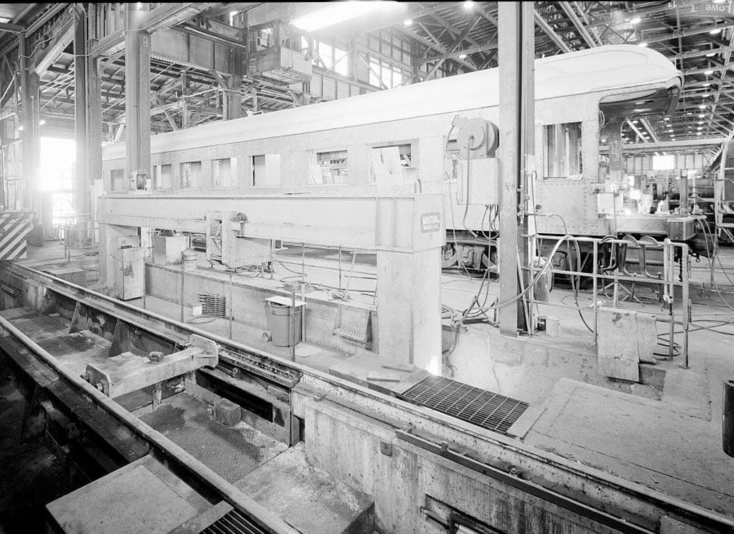 Historic Photo : Southern Pacific, Sacramento Shops, Boiler Shop, 111 I Street, Sacramento, Sacramento County, CA 3 Photograph
