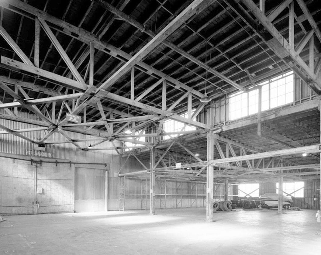 Historic Photo : Oakland Naval Supply Center, Warehouse Type B, Intersection of Third & L Streets, Oakland, Alameda County, CA 1 Photograph