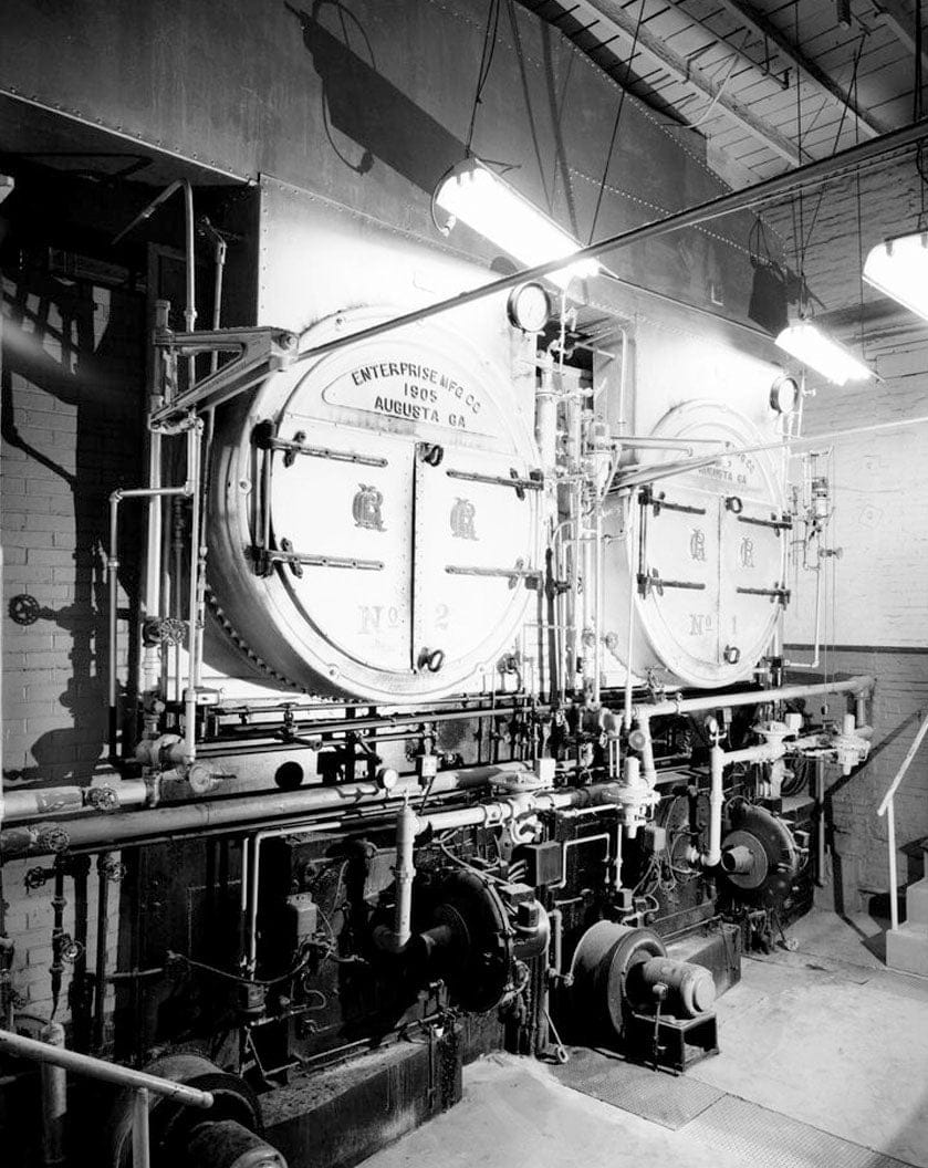 Historic Photo : Enterprise Manufacturing Company, 1450 Greene Street, Augusta Canal, Augusta, Richmond County, GA 5 Photograph